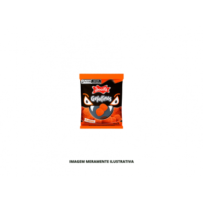 BALA - DOCILE - 15g GELATINA MINI AMORAS HALLOWEEN - DP12